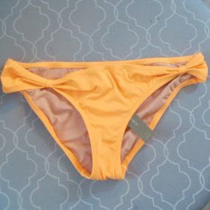 NWT J.Crew Neon Mango Bikini Bottom, M
